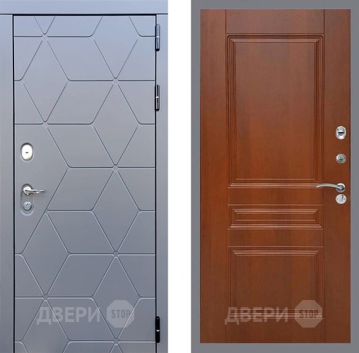 Входная металлическая Дверь Стоп КОСМО ФЛ-243 Итальянский орех в Люберцах