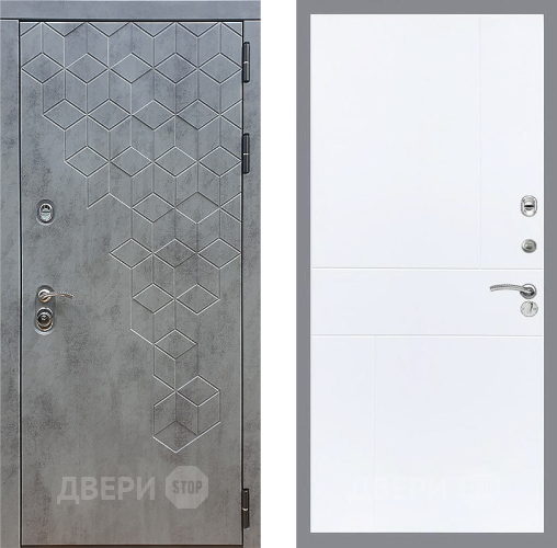 Дверь Стоп БЕТОН ФЛ-290 Силк Сноу в Люберцах