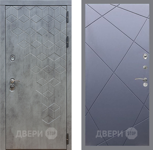 Дверь Стоп БЕТОН ФЛ-291 Силк титан в Люберцах