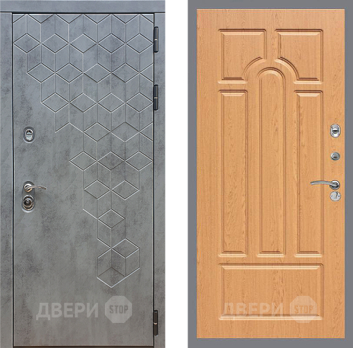 Дверь Стоп БЕТОН ФЛ-58 Дуб в Люберцах