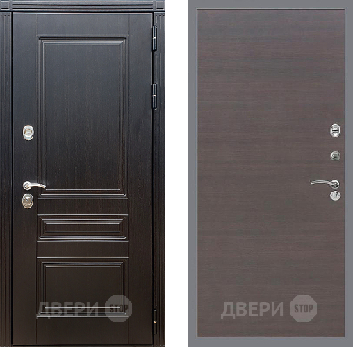 Дверь Стоп МЕГАПОЛИС Гладкая венге поперечный в Люберцах