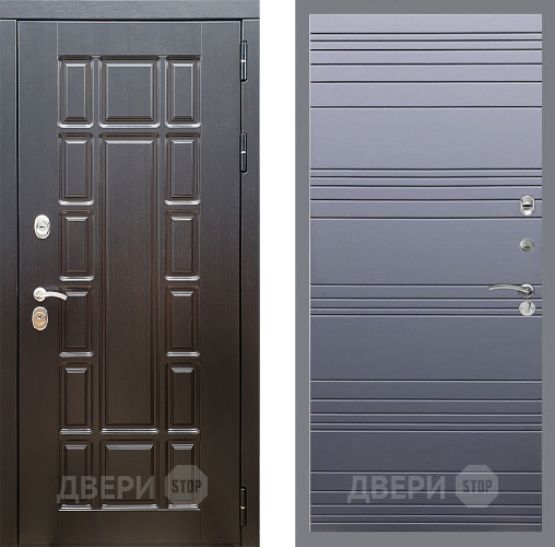 Дверь Стоп НЬЮ ЙОРК Лайн Силк титан в Люберцах