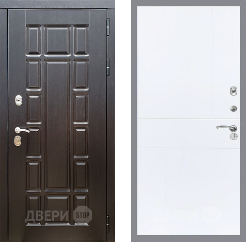 Дверь Стоп НЬЮ ЙОРК ФЛ-290 Силк Сноу в Люберцах