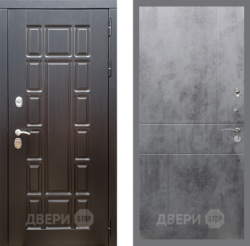 Дверь Стоп НЬЮ ЙОРК ФЛ-290 Бетон темный в Люберцах