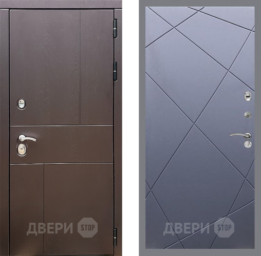 Дверь Стоп УРБАН ФЛ-291 Силк титан в Люберцах