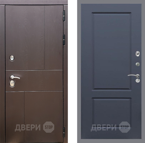 Дверь Стоп УРБАН ФЛ-117 Силк титан в Люберцах