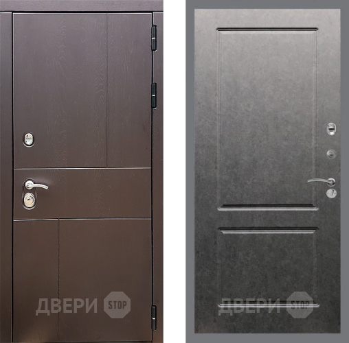 Дверь Стоп УРБАН ФЛ-117 Штукатурка графит в Люберцах