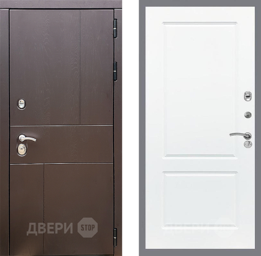 Дверь Стоп УРБАН ФЛ-117 Силк Сноу в Люберцах