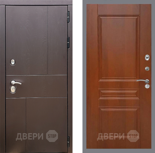 Входная металлическая Дверь Стоп УРБАН ФЛ-243 Итальянский орех в Люберцах