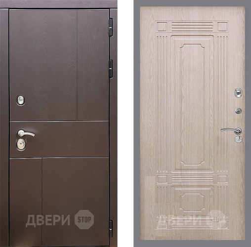 Дверь Стоп УРБАН ФЛ-2 Беленый дуб в Люберцах