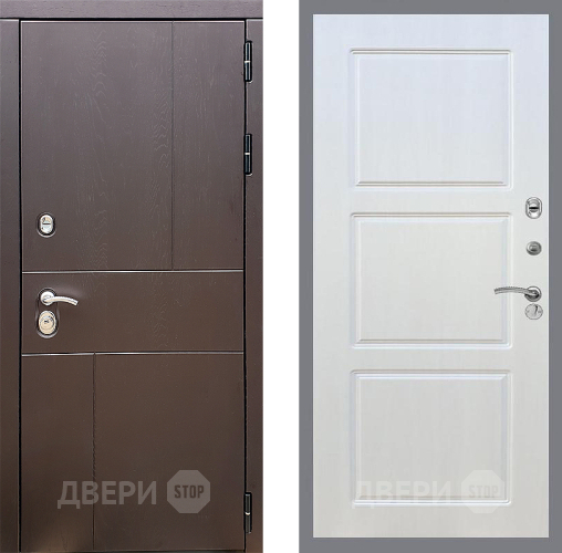 Входная металлическая Дверь Стоп УРБАН ФЛ-3 Лиственница беж в Люберцах