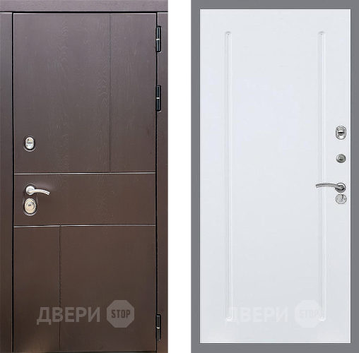 Дверь Стоп УРБАН ФЛ-68 Силк Сноу в Люберцах
