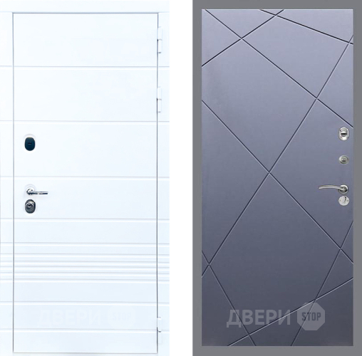 Дверь Стоп ТРЕНДО ФЛ-291 Силк титан в Люберцах