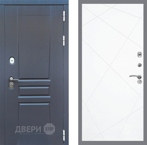 Входная металлическая Дверь Стоп ПЛАТИНУМ ФЛ-291 Силк Сноу в Люберцах