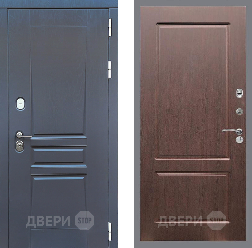 Дверь Стоп ПЛАТИНУМ ФЛ-117 Орех премиум в Люберцах