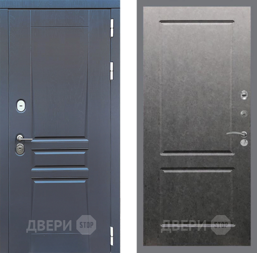 Входная металлическая Дверь Стоп ПЛАТИНУМ ФЛ-117 Штукатурка графит в Люберцах