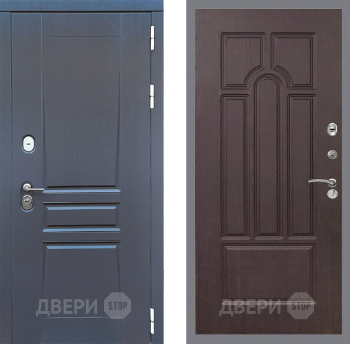 Входная металлическая Дверь Стоп ПЛАТИНУМ ФЛ-58 Венге в Люберцах