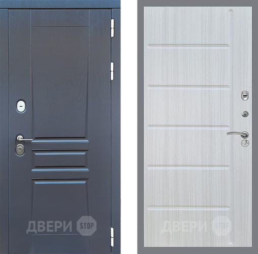 Входная металлическая Дверь Стоп ПЛАТИНУМ ФЛ-102 Сандал белый в Люберцах