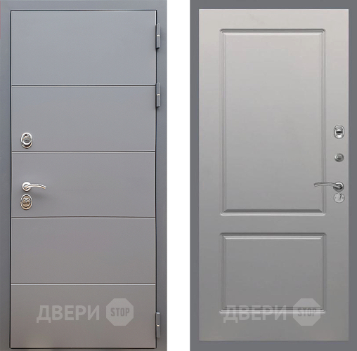 Дверь Стоп АРТ ГРАФИТ ФЛ-117 Грей софт в Люберцах