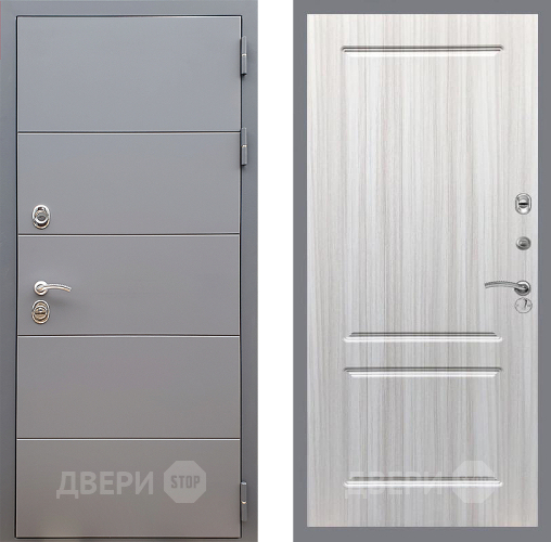 Дверь Стоп АРТ ГРАФИТ ФЛ-117 Сандал белый в Люберцах