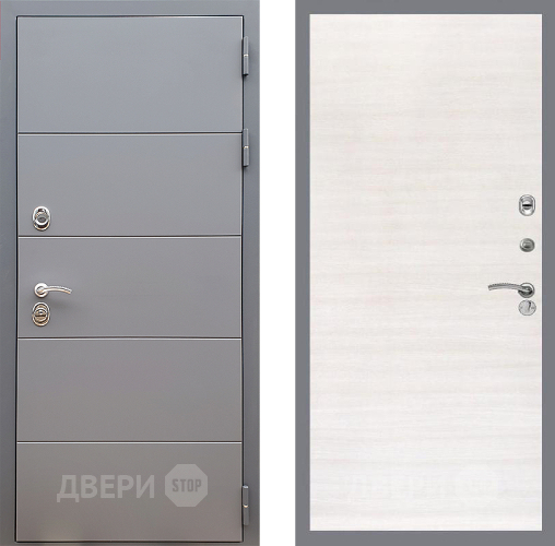 Дверь Стоп АРТ ГРАФИТ Гладкая Акация светлая в Люберцах