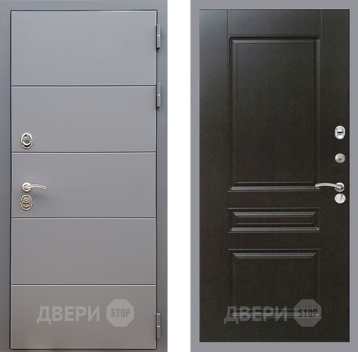 Дверь Стоп АРТ ГРАФИТ ФЛ-243 Венге в Люберцах