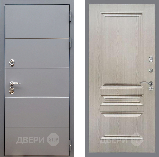 Дверь Стоп АРТ ГРАФИТ ФЛ-243 Беленый дуб в Люберцах