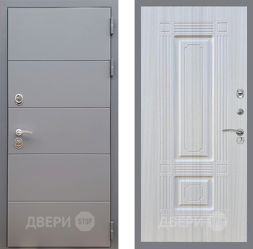 Дверь Стоп АРТ ГРАФИТ ФЛ-2 Сандал белый в Люберцах