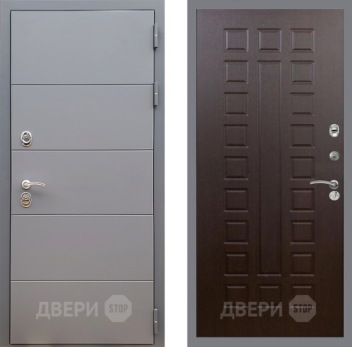 Входная металлическая Дверь Стоп АРТ ГРАФИТ ФЛ-183 Венге в Люберцах