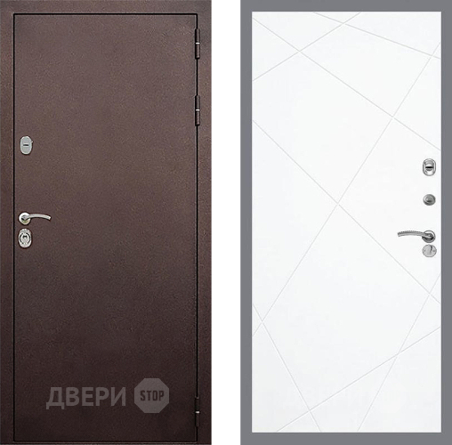 Входная металлическая Дверь Стоп КЛАССИК Медь ФЛ-291 Силк Сноу в Люберцах