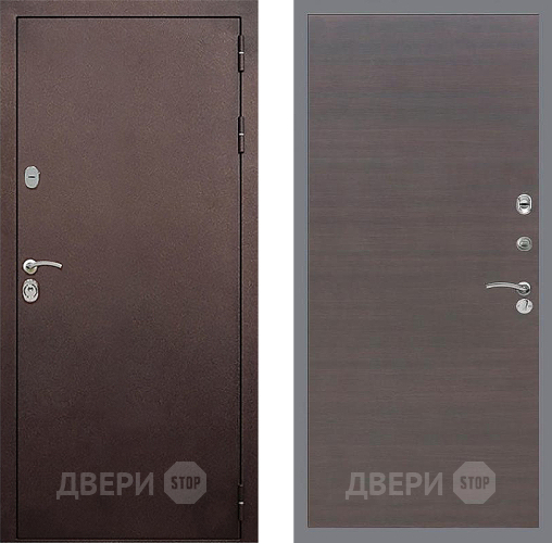 Дверь Стоп КЛАССИК Медь Гладкая венге поперечный в Люберцах