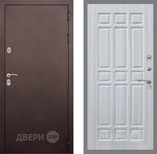 Входная металлическая Дверь Стоп КЛАССИК Медь ФЛ-33 Сандал белый в Люберцах