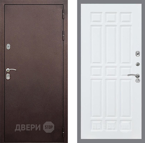 Входная металлическая Дверь Стоп КЛАССИК Медь ФЛ-33 Силк Сноу в Люберцах