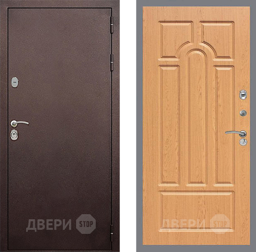 Дверь Стоп КЛАССИК Медь ФЛ-58 Дуб в Люберцах