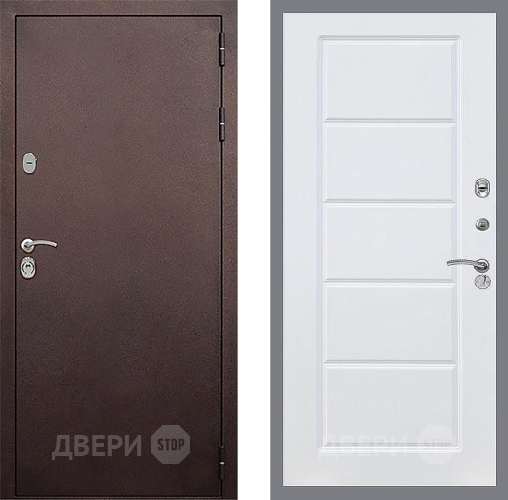 Дверь Стоп КЛАССИК Медь ФЛ-39 Силк Сноу в Люберцах