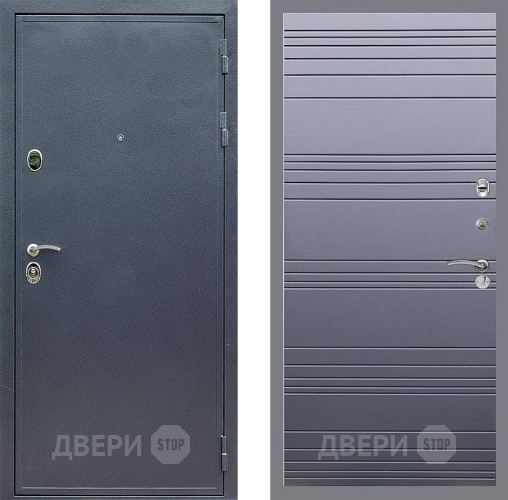Входная металлическая Дверь Стоп СИЛЬВЕР Лайн Силк титан в Люберцах