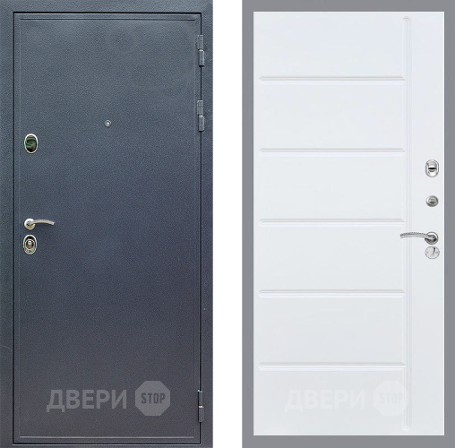 Входная металлическая Дверь Стоп СИЛЬВЕР ФЛ-102 Белый ясень в Люберцах
