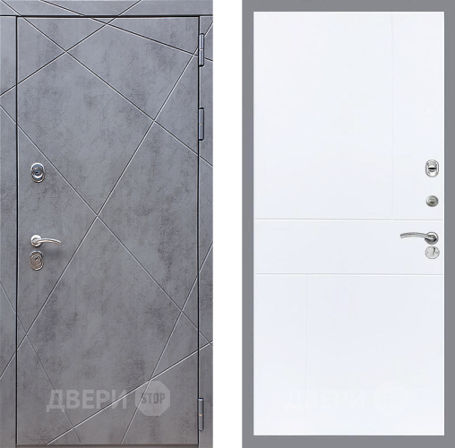 Дверь Стоп Лучи ФЛ-290 Силк Сноу в Люберцах