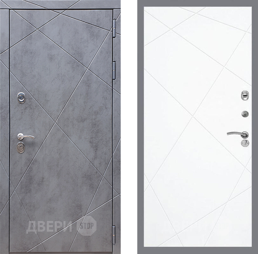 Дверь Стоп Лучи ФЛ-291 Силк Сноу в Люберцах
