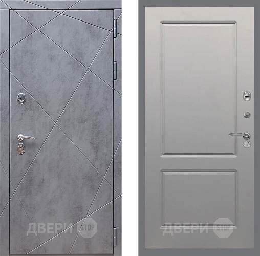 Дверь Стоп Лучи ФЛ-117 Грей софт в Люберцах