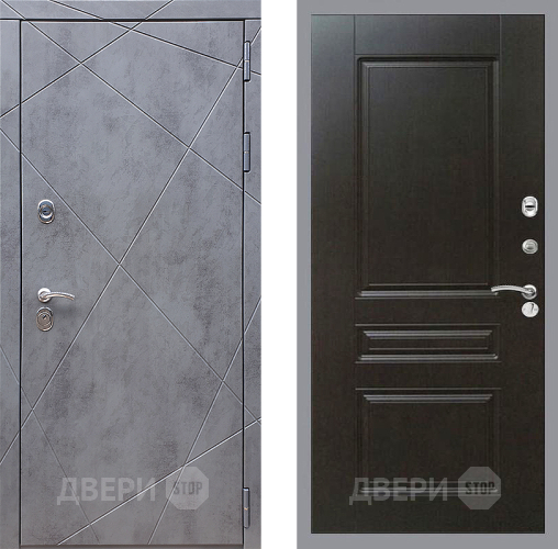 Дверь Стоп Лучи ФЛ-243 Венге в Люберцах