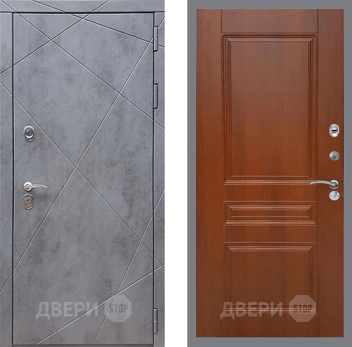 Дверь Стоп Лучи ФЛ-243 Итальянский орех в Люберцах