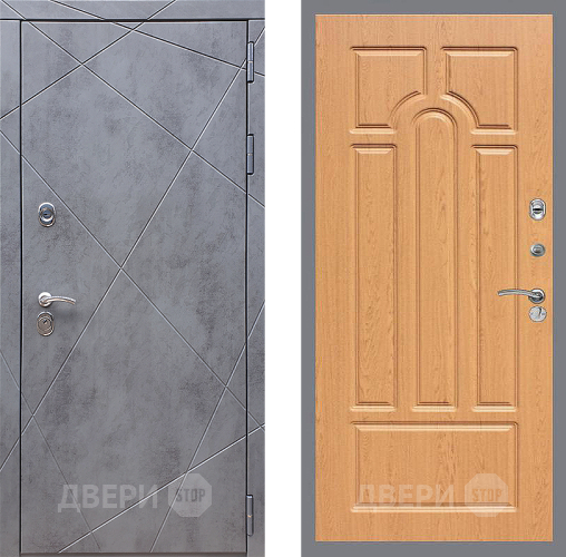 Входная металлическая Дверь Стоп Лучи ФЛ-58 Дуб в Люберцах