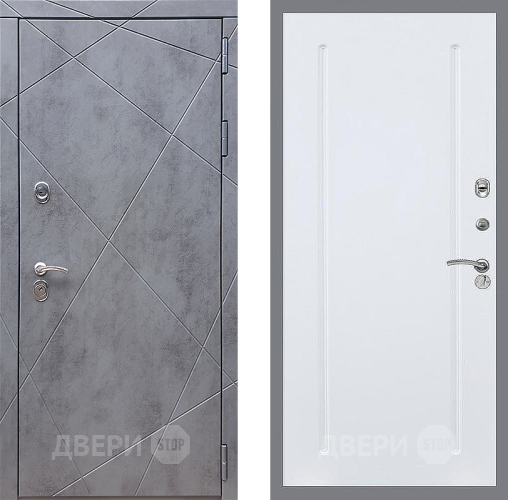 Дверь Стоп Лучи ФЛ-68 Силк Сноу в Люберцах