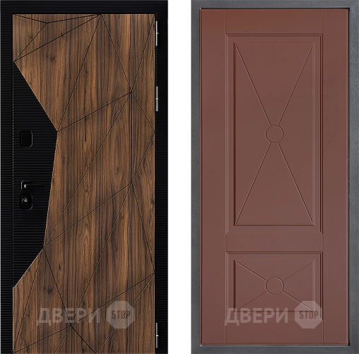 Дверь Дверной континент ДК-11 ФЛ-617 Ясень шоколадный в Люберцах