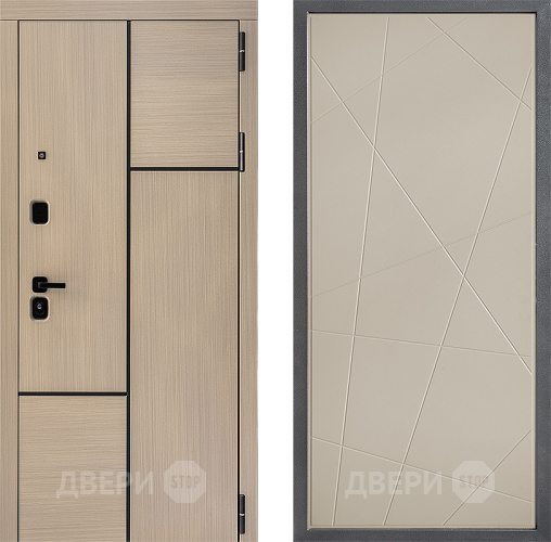 Входная металлическая Дверь Дверной континент ДК-14 ФЛ-655 Капучино в Люберцах