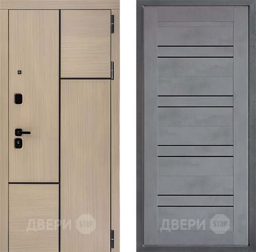 Дверь Дверной континент ДК-14 ФЛ-49 Бетон серый в Люберцах