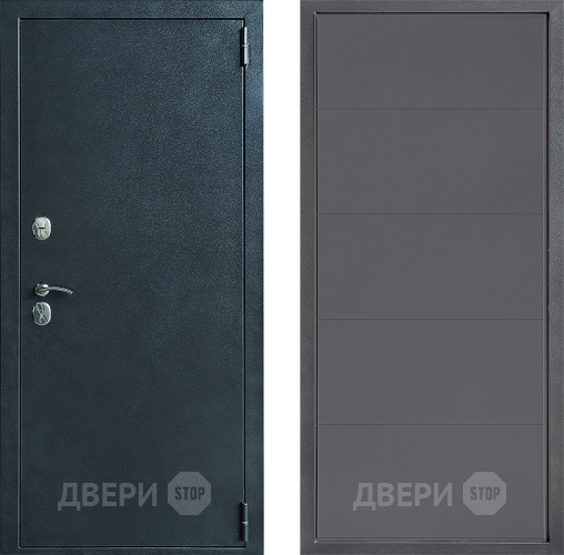 Входная металлическая Дверь Дверной континент ДК-70 Дизайн ФЛ-649 Графит софт в Люберцах