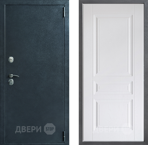 Входная металлическая Дверь Дверной континент ДК-70 Дизайн ФЛ-243 Альберо Браш серебро в Люберцах