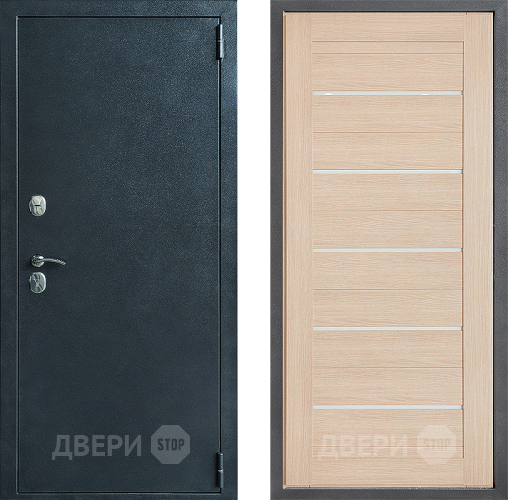 Входная металлическая Дверь Дверной континент ДК-70 Дизайн ФЛ-46 Капучино в Люберцах